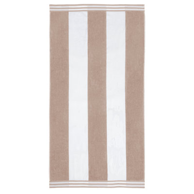 Oversized Cabana Striped Cotton Beach Towels