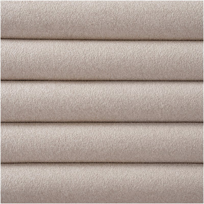 Structure de lit grand en bois avec tête de lit tapissier en tissu Boucle