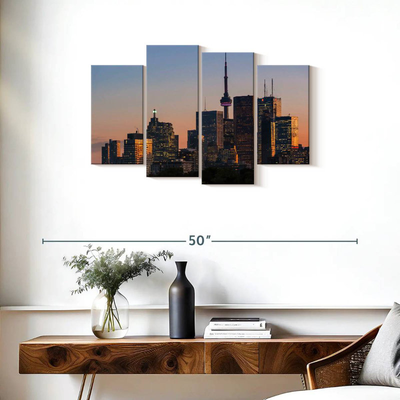 Sireci Toronto Skyscrapers, 22" H x 36" W