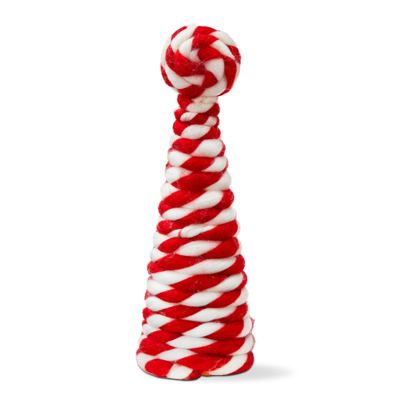  Peppermint Tree Decor Small, 12" H x 3.75" W x 3.75" D