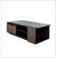 Table basse extensible, table basse en bois réglable en longueur avec 2 tiroirs de rangement pour le salon, grande table centrale rectangulaire longue