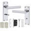 T-Bar Design Door Handle Set