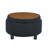 Round Cocktail Ottoman with Storage-1617415399