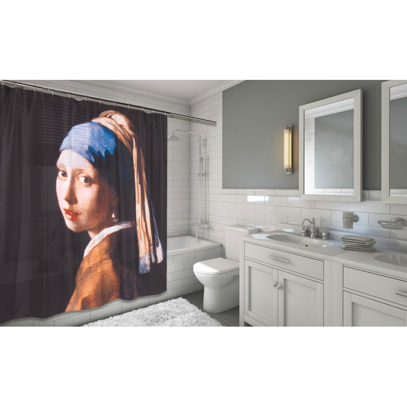 Rideau de douche simple