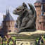 Statue gargouille la veille de Balthazar