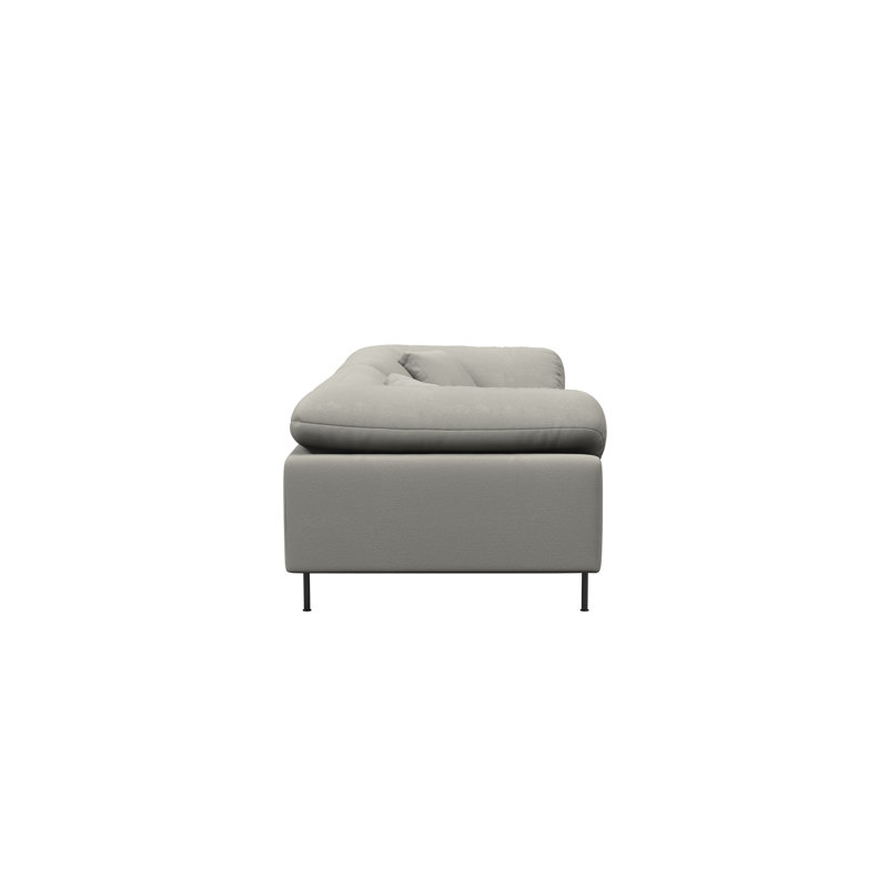 Collar 3-Seater, Cotton Blend, Ivory