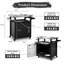 Chariot grill 39,5 "avec armoire de rangement