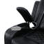 Ensemble de canapé inclinable électrique en cuir 3 pièces noir avec charge USB, console de rangement et porte-gobelets - Canapé modulaire inclinable électrique moderne pour le salon