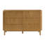 Commode 6 tiroirs 60 "avec façade en roseau Nova-754773376