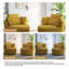 Upholstered Swivel Lounge Armchair With Pillow(Set of 2)-189218230