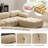 Upholstered Sofa Chaise Velvet Sofa, Modular Sectioanl Sofa, Soft Floor Couch for Living Room-832150689