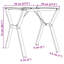 Armony Dining Table Legs Y-Frame Steel-1789049957