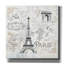 «Paris» par Fiona Stokes-Gilbert, art mural sur toile-967915262