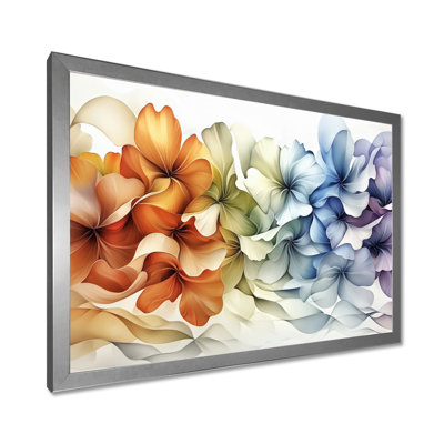 «Geraniums Fantasy Field of Colors - Geraniums», art mural grand format