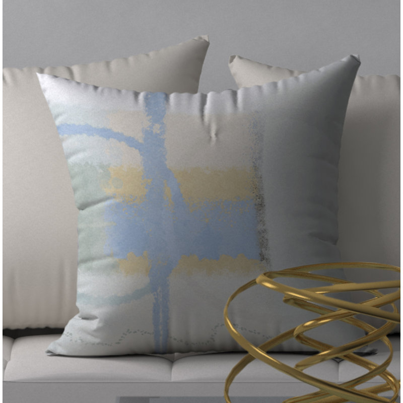Reversible Throw Pillow, 18" x 18"