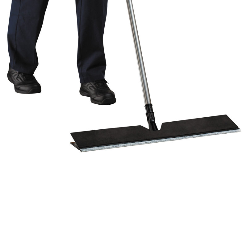 Black 23" Plastic Easy Trap Flip Holder for Dust Sheets
