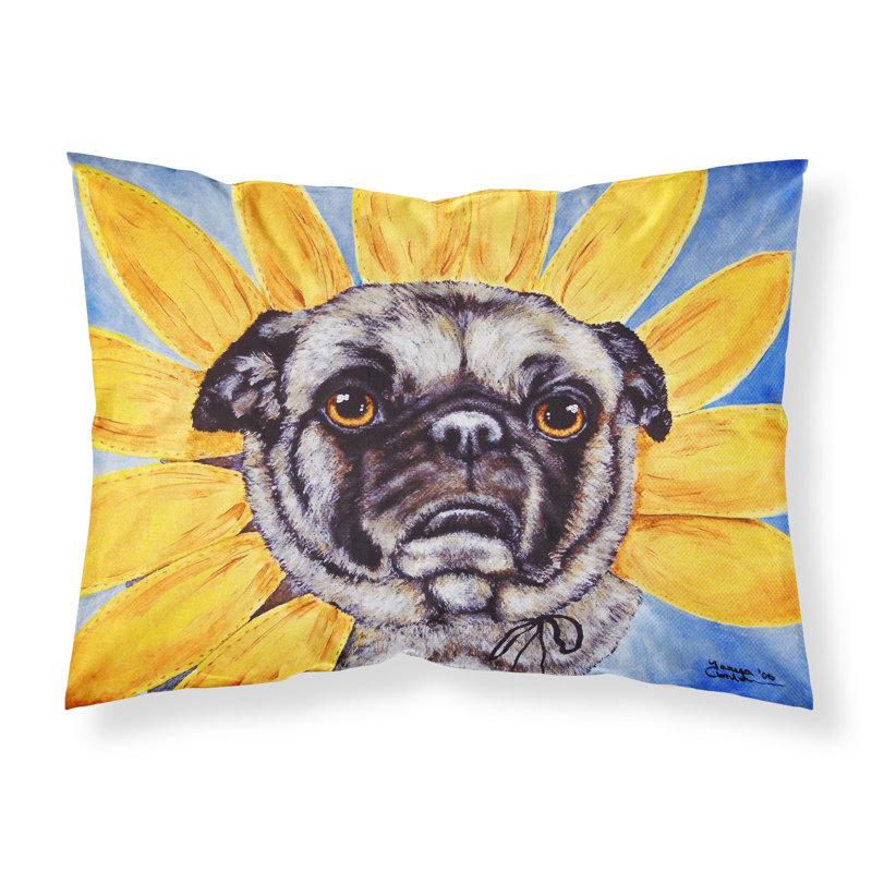  Taie d'oreiller Sunflower Pug