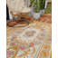 Tapis traditionnel d'extérieur Nil ivoire et beige