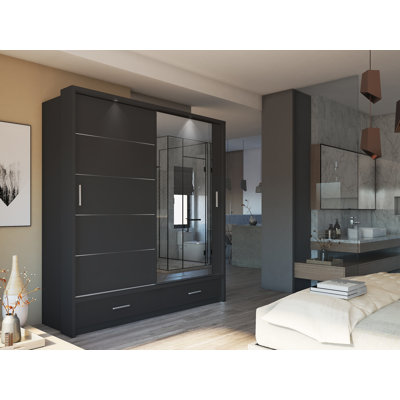 Tengan 2 Door Manufactured Wood Wardrobe