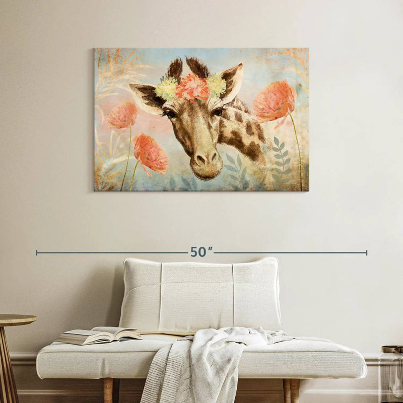Brampt Giraffe Spring Floral