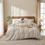 Ensemble de housse de couette à rayures 100% coton délavé Life-114395753-114395757
