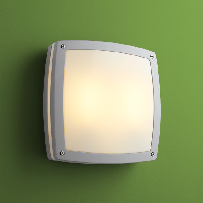 Flush Mounted Sconce, Gray