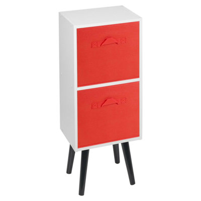 Melvyn 75cm H x 30cm W Wood Cube Bookcase