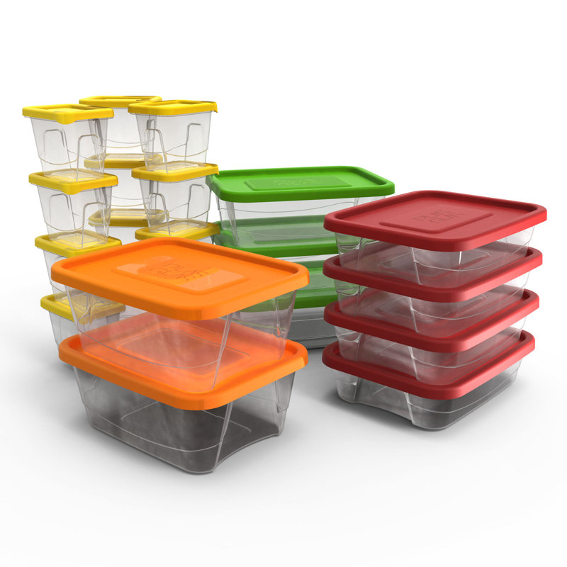 Food Storage - Set of 21 Containers and 21 Lids