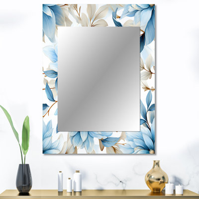 Motif floral Alquin Blue Coastal Harmony