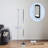 57" Led Dimmable Corner Floor Lamp With Remote