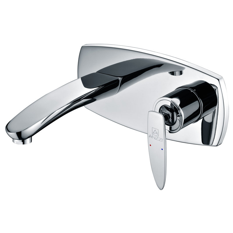 Voce Wall Mounted Optional Single-handle Bathroom Faucet with Drain Assembly