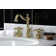 Kingston Brass Heritage Two-Handle 3-Hole Deck Mount Widespread Bathroom Faucet with Pop-Up Drain