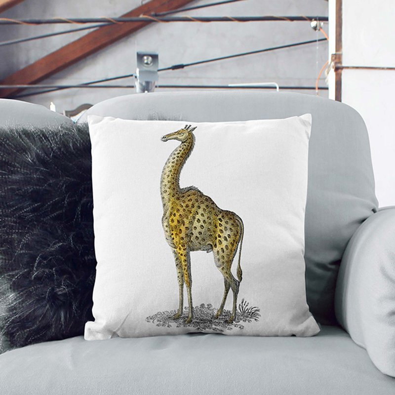 Square Throw Cushion, 40cm H x 40cm W x 15cm D