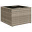  Grandes housses amovibles en rotin de polyester gris clair