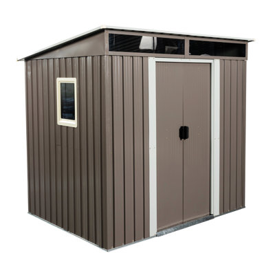 6 ft. W x 5 ft. D Aluminum Storage Shed
