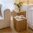 Bahiyyah 2 Piece Tree Stump End Table Multiple Styling Layout with Wood Tree Ring Pattern Set
