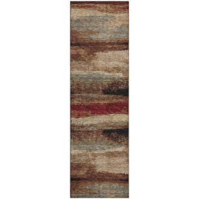 Premium Machine Washable Prisco Mocha Rug