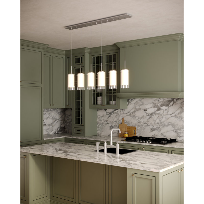 Verona LED Pendant, 4 Lights, 44 W