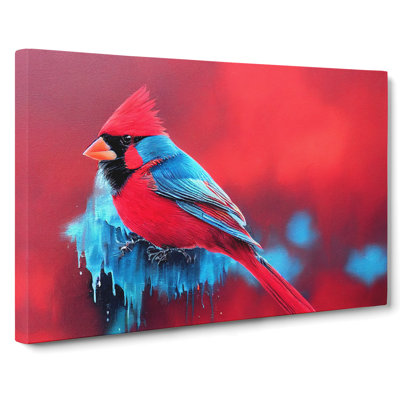 Cardinal Bird Vol.16 - Wrapped Canvas Print