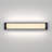 Glitzer Modern Vanity Light, Black