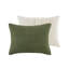 Ensembles de literie pour lit simple en chenille douillette, style olive gaufré pour la maison