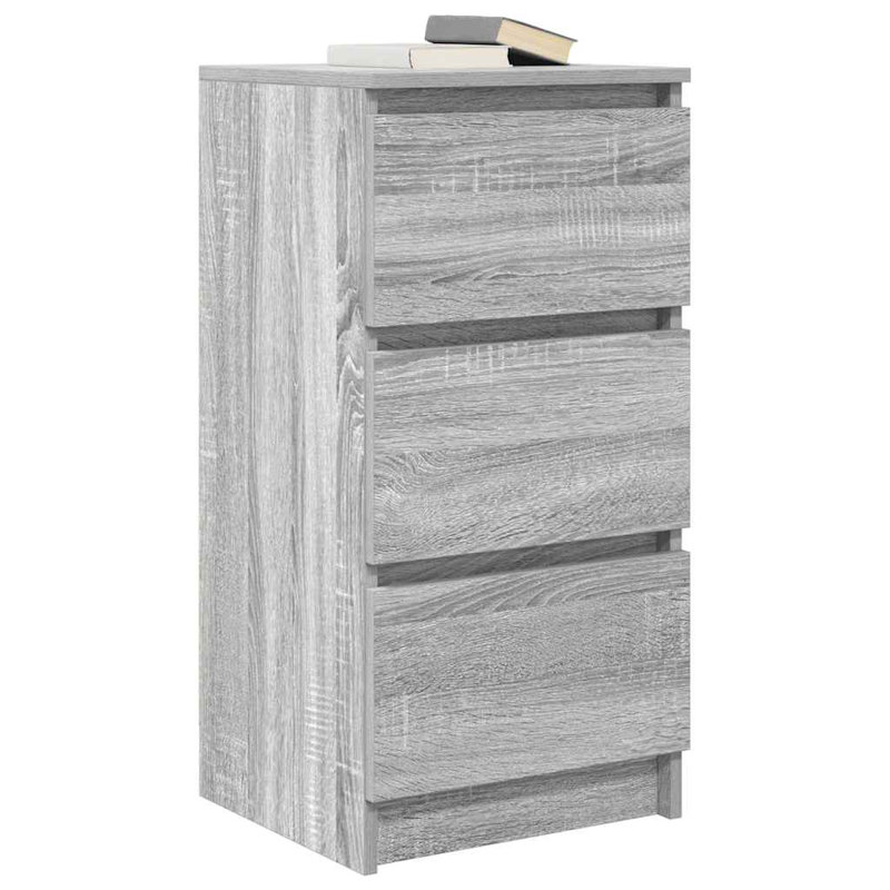 Sideboard 37.5X35x76 Cm Engineered Wood, Grey Sonoma