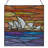 Dippold 12"H Sydney Opera House-Stained Glass Window Panel