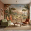 Papier peint classique paysage mural paysage de ville amovible en forme de dôme amovible-708004631-708004632