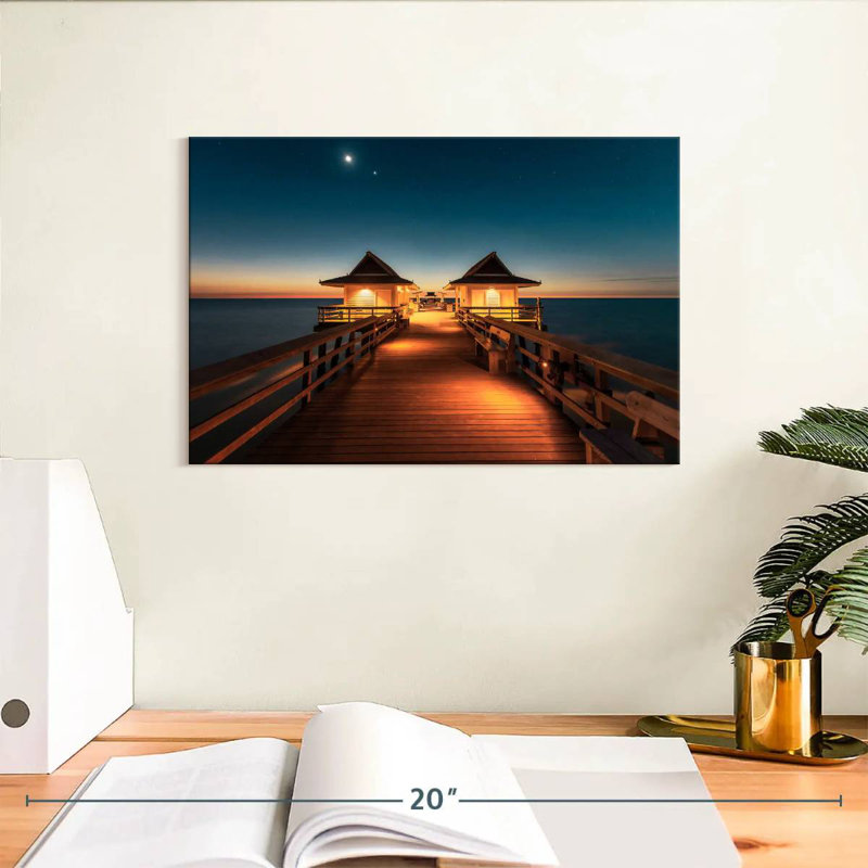 Naples pier Aletra, H 8 po x l 12 po