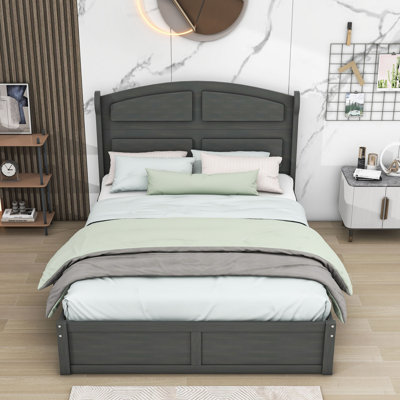 Tiaria Queen 2 Drawers Wood Platform Bed with Twin Size Trundle -  Red Barrel StudioÂ®, AA6E3CFD8BA34D7F83A9EC577A97634B