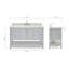 Ensemble de meuble-lavabo simple 55 po Magnolia-1520508761