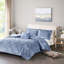 Édredon en velours periwinkle double / grand - Literie de luxe et coussin décoratif lavable à la machine avec rembourrage matelassé à losanges-127323253-127323254