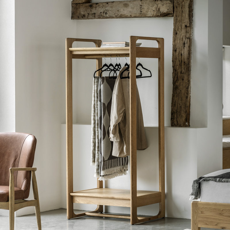Shanda Oak 80% / Oak Veneered MDF 20% Wardrobe