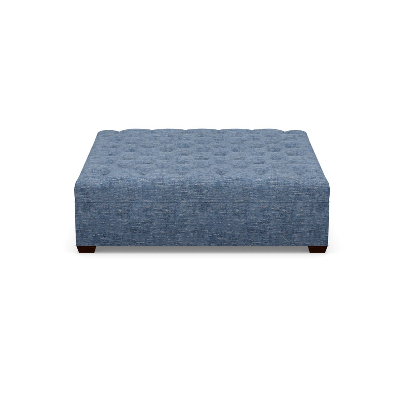 Square Ottoman, 9637-51, Walnut